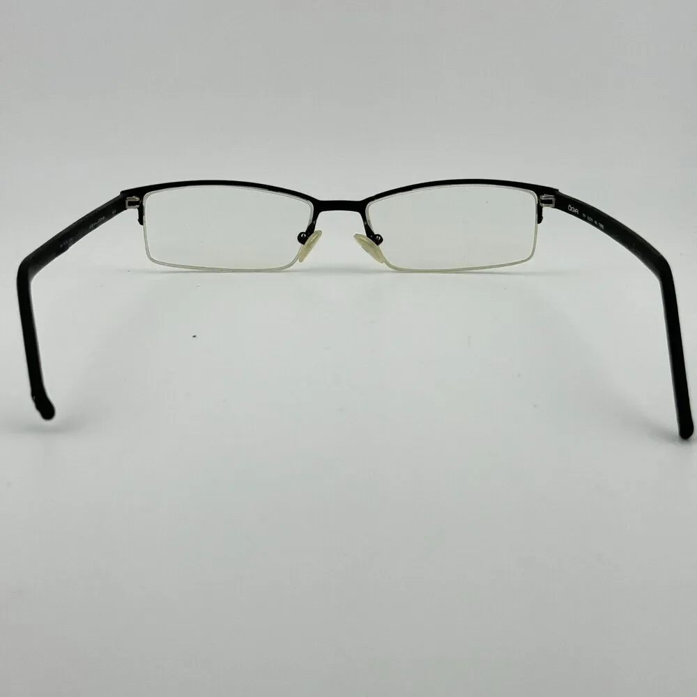 Ogi Eyeglasses Frame R71 TS009 52-16-140‎ Black Half Rim H13237